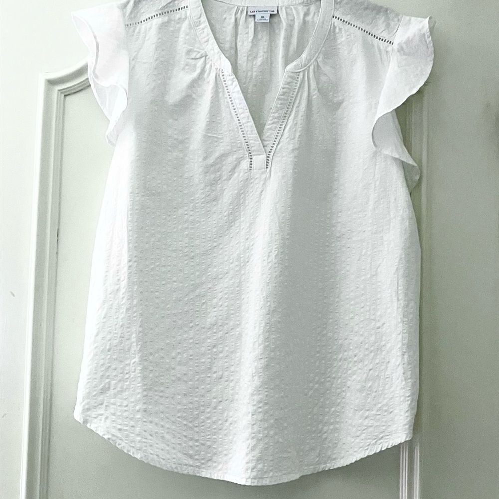 Liz Claiborne XL Flutter Sleeve Top
